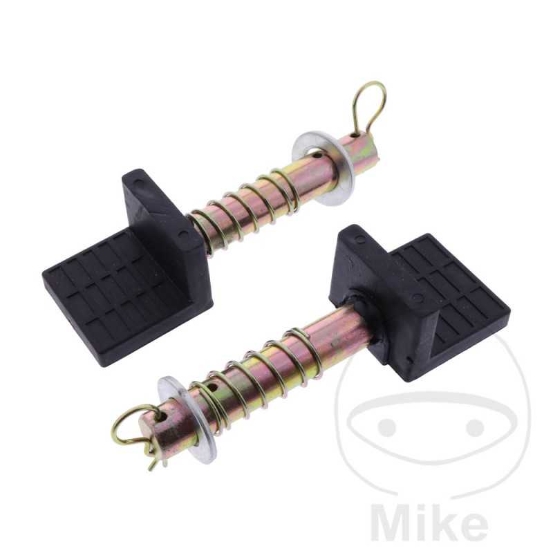SIN MARCA Juego adaptadores en ángulo goma para caballete de moto 722.05.81
