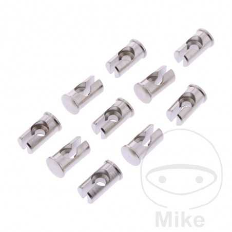 JMP Prisionero para cable BOWDEN 
L: 15.5 MM BO: 4 (10U) 731.07.37