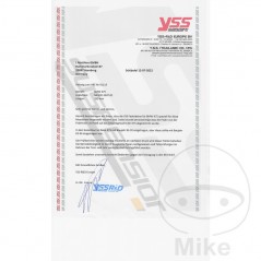 YSS SUSPENSION Amortiguador suspensión trasera ajustable 789.01.23