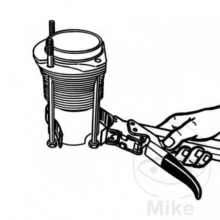 HAZET Piston ring pliers 70-100 MM 606.50.72