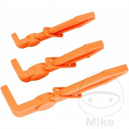 SIN MARCA Kit of 3 pliers holding hose pipe sleeve 90° 636.00.13
