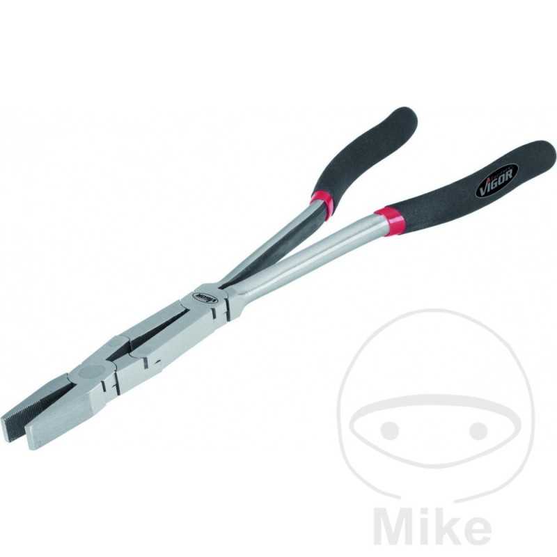 VIGOR Alicates plano articulación doble
 recto 300 MM 636.00.19