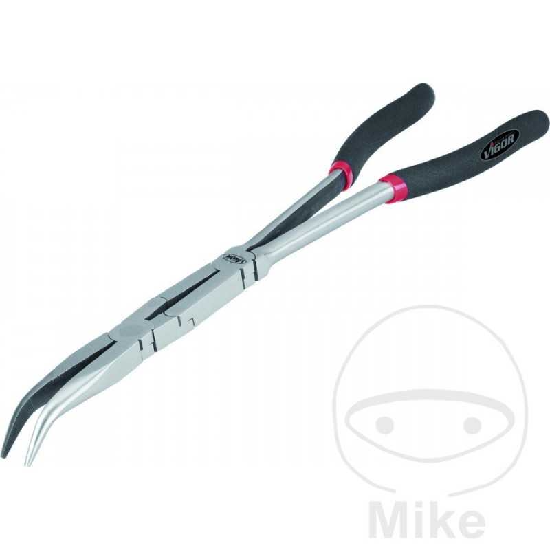 VIGOR Alicates planos articulación doble 45° 335 MM 636.00.20