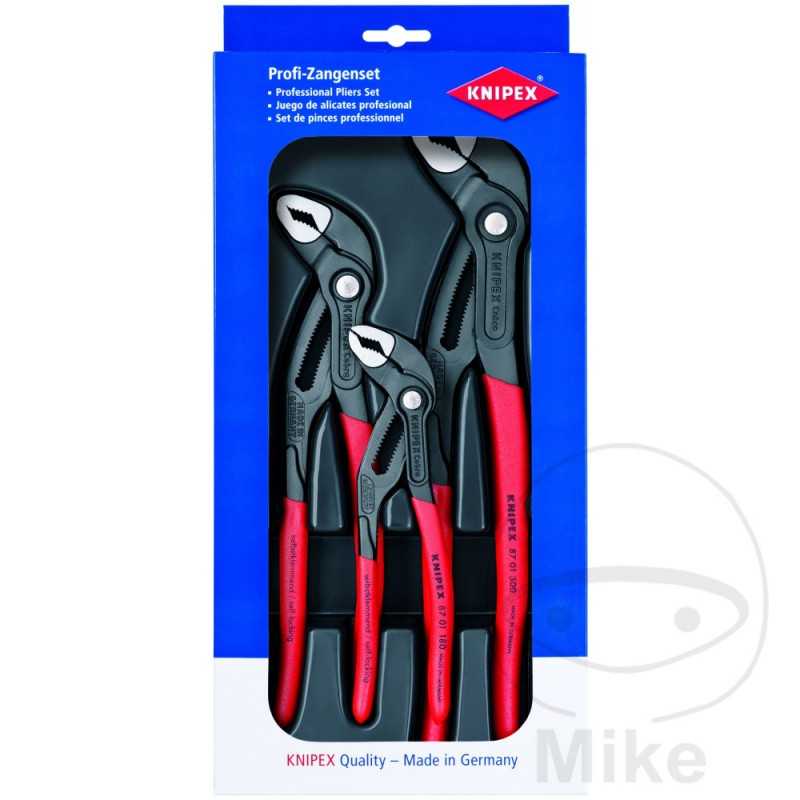 KNIPEX Kit 3 alicates 180 MM 250 300 636.01.00