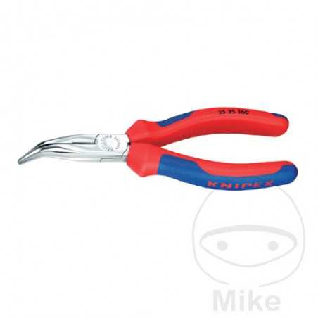 KNIPEX Alicates planos acodado 160
cromado 2K mango 636.16.53
