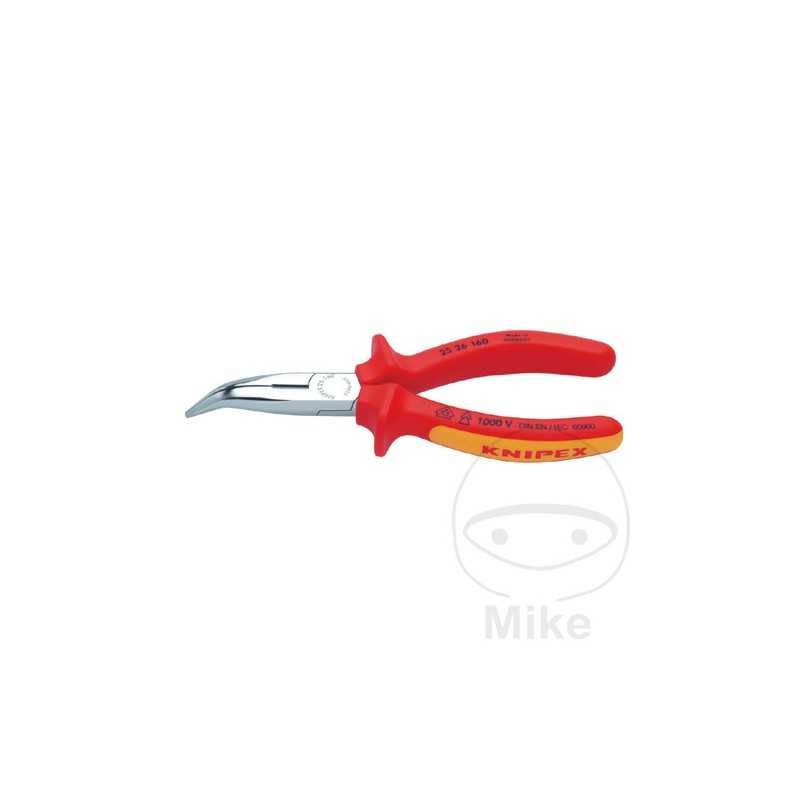 KNIPEX Straight flat pliers 160 MM VDE
 2K 636.16.61
