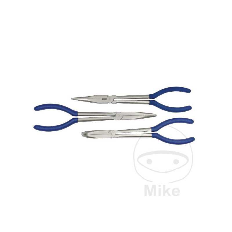 SIN MARCA Kit of 3 long straight nose pliers 45-90° 636.20.40
