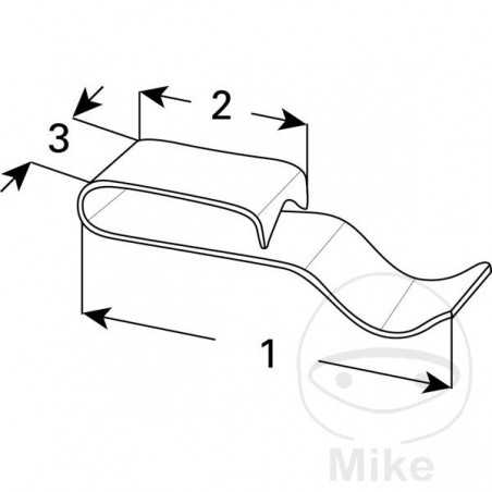 HERTH+BUSS Galvanized Chassis Clamp 43/5 MM 158.25.68