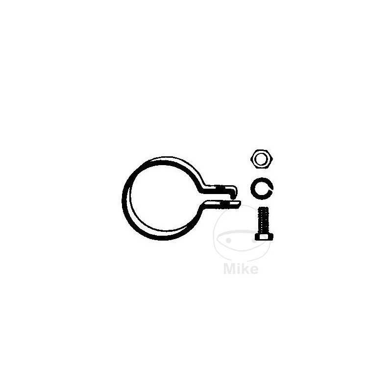 HJS Abrazadera silenciador de escape 50.5 MM 373.51.80