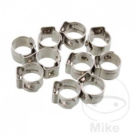 JMP Clamp Perforated Strapping Ø 8.5 MM WD 7 MM STAINLESS STEEL (10U) 736.02.12
