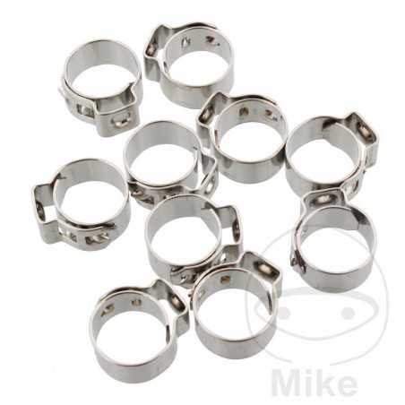 JMP Clamp Perforated Strapping Ø 11 MM WD 7 MM STAINLESS STEEL (10U) 736.02.15