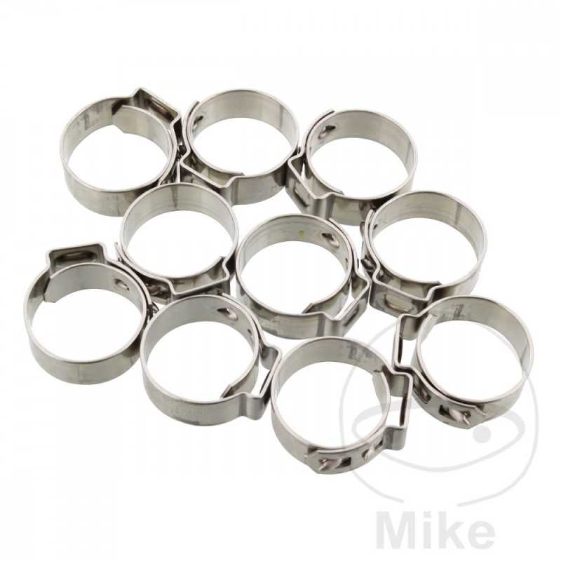 JMP Clamp Perforated Strapping Ø 15.5 MM WD 7 MM STAINLESS STEEL (10U) 736.02.18