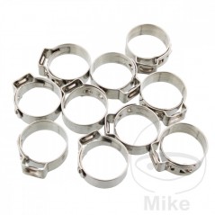 JMP Fleje perforado de abrazadera Ø 16 MM WD 7 STAINLESS STEEL (10U) 736.02.19