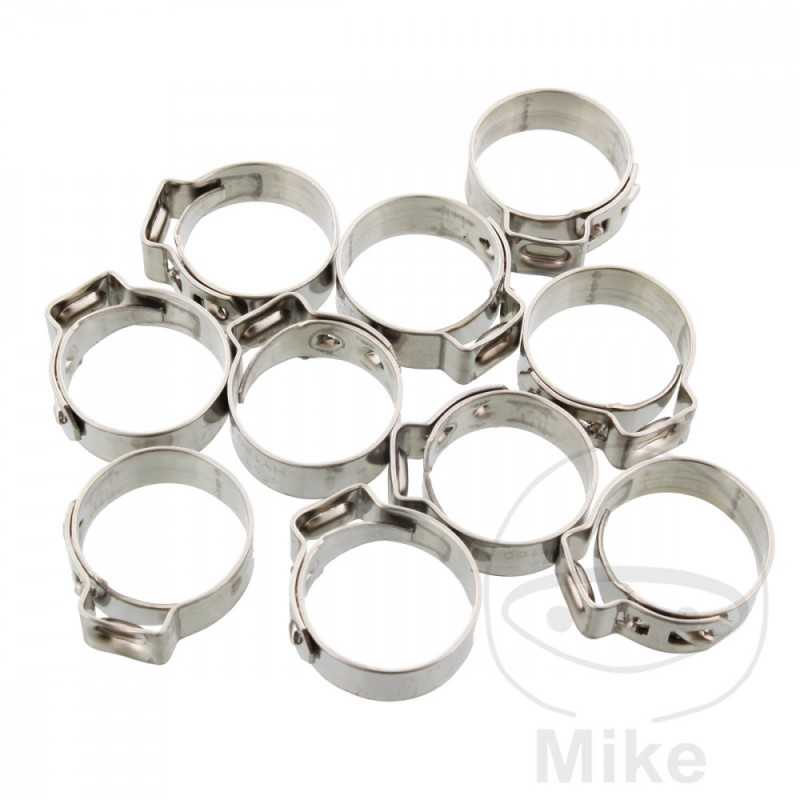 JMP Fleje perforado de abrazadera Ø 16 MM WD 7 STAINLESS STEEL (10U) 736.02.19