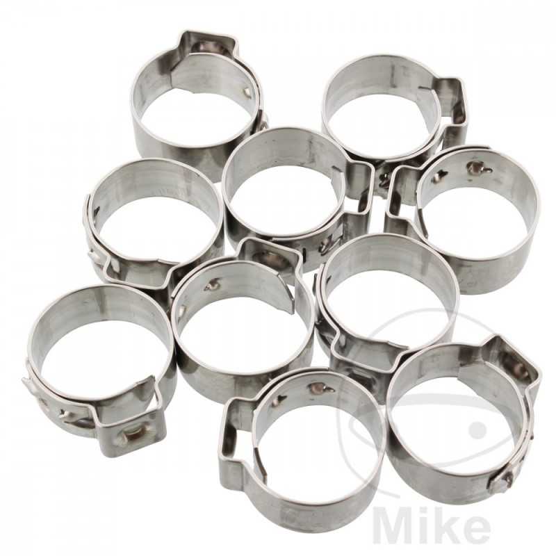JMP Clamp Perforated Strapping Ø 18.9 MM WD 7 MM STAINLESS STEEL (10U) 736.02.21