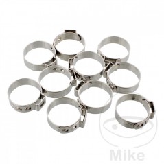 JMP Fleje perforado de abrazadera Ø 20.8 MM WD 7 STAINLESS STEEL (10U) 736.02.22