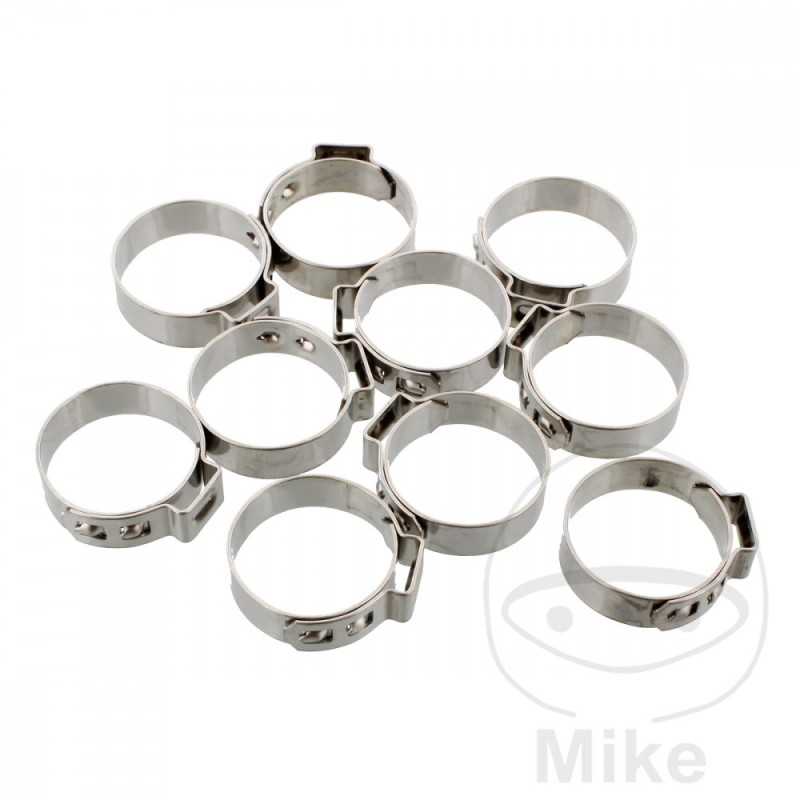 JMP Clamp Perforated Strapping Ø 20.8 MM WD 7 MM STAINLESS STEEL (10U) 736.02.22