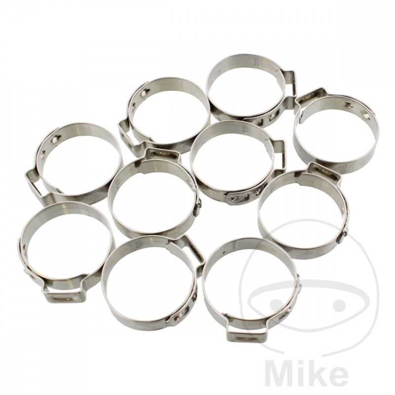 JMP Clamp Perforated Strapping Ø 25 MM WD 7 MM STAINLESS STEEL (10U) 736.02.24