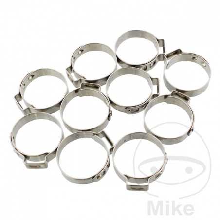 JMP Fleje perforado de abrazadera Ø 25 MM WD 7 STAINLESS STEEL (10U) 736.02.24