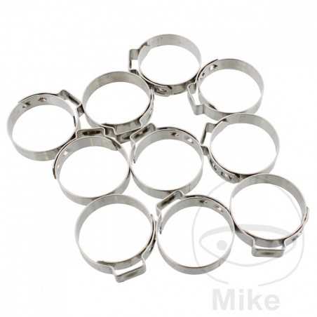 JMP Clamp Perforated Strapping Ø 26.4 MM WD 7 MM STAINLESS STEEL (10U) 736.02.26