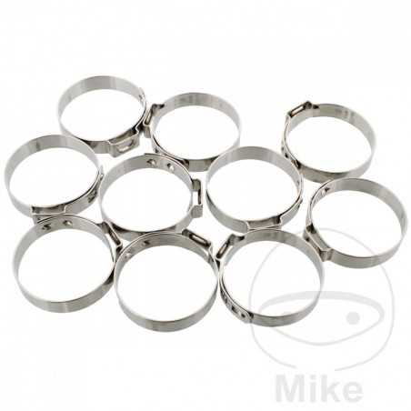 JMP Clamp Perforated Strapping Ø 31.2 MM WD 7 MM STAINLESS STEEL (10U) 736.02.29