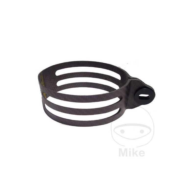 LEOVINCE exhaust muffler clamp CARBON TYP 3A 125 X 95 MM 739.07.19