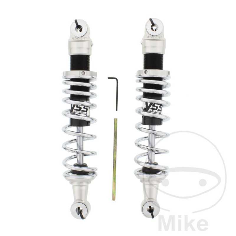 YSS SUSPENSION Amortiguador doble suspensión trasera ajustable 789.02.08