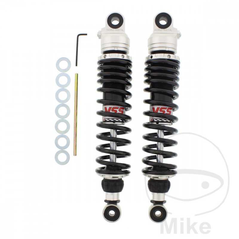 YSS SUSPENSION Amortiguador doble suspensión trasera ajustable 789.03.45