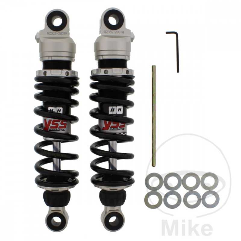YSS SUSPENSION Adjustable rear double suspension shock absorber 789.07.40