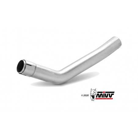MIVV Tubo colector moto solo compatible con escapes SUONO AND OVAL SPORT NO-KAT PIPE E.002.C1