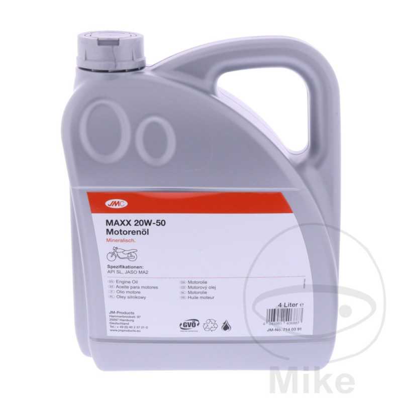 JMC mineral motor oil for motorcycle MAXX 20W50 4T 4L MAXX 20W50 4T 4L 714.03.91