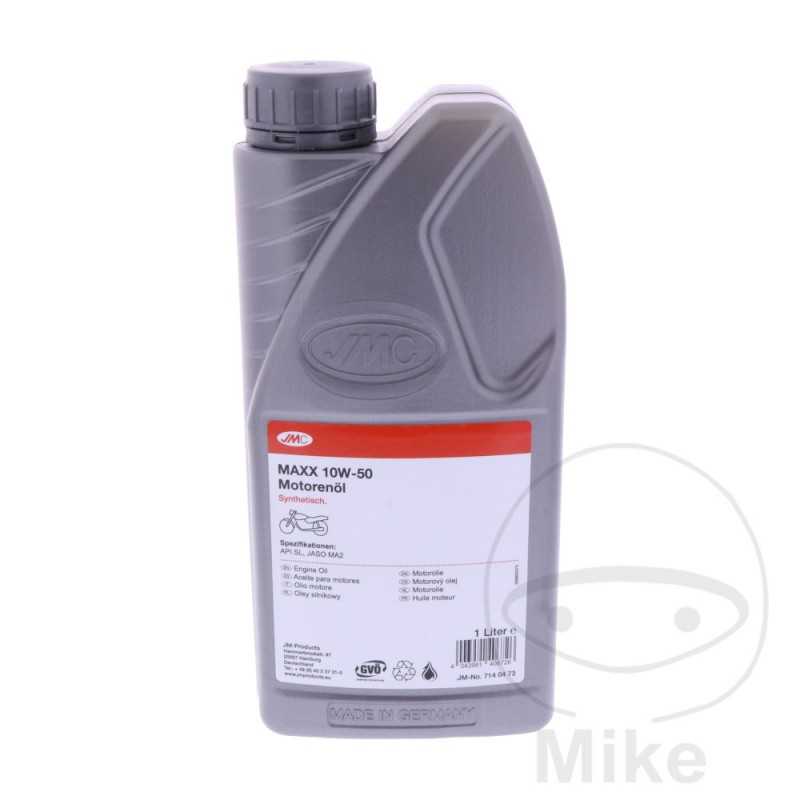 JMC Aceite de motor sintético para moto MAXX 10W50 4T 1L 714.04.73