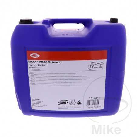 JMC Aceite de motor sintético para moto MAXX 15W50 4T 20L 714.05.12