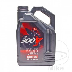 MOTUL Aceite de motor sintético para moto 300V FL ROAD RACING 5W-40 4L 714.05.25