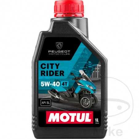 MOTUL Aceite de motor sintético para moto CITY RIDER 5W-40 4T 1L 714.05.75