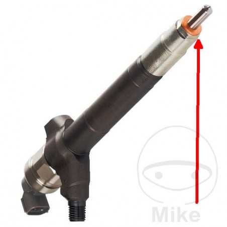 ELRING Copper injector support gasket 7.1X15X1.56 MM 7.1X15X1.56 MM 126.10.72