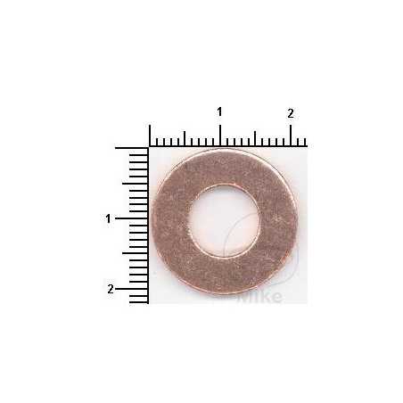 ELRING Oil drain bolt gasket 10X21X2.1 / CU A 10X21X2.1 / CU A 453.00.19