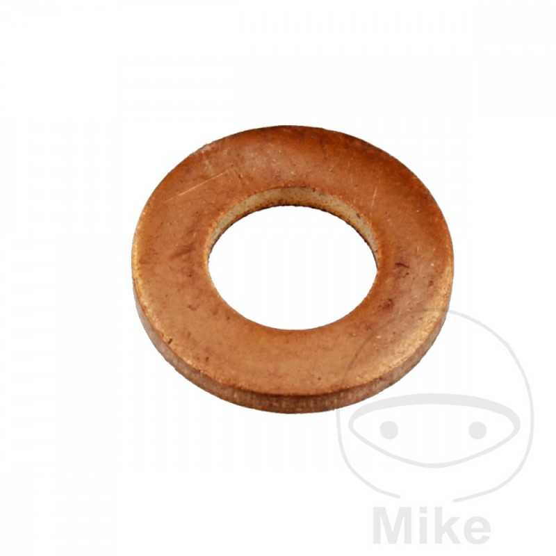 ELRING Copper injector support gasket 7X13.6X1.6 MM 7X13.6X1.6 MM 455.07.76