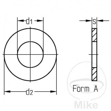 DRESSELHAUS Arandela A2 5.3 DIN 125 (100U) 736.03.65
