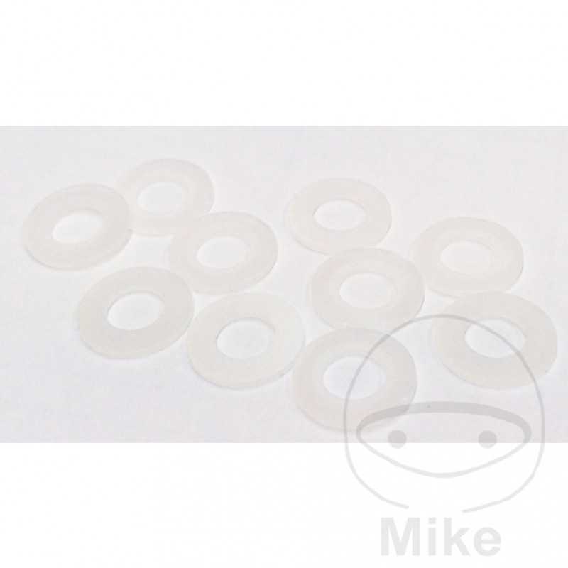 JMP Juego arandelas para tornillo M4X8 MM NYLON 775.80.74