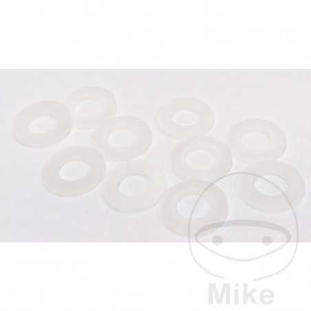 JMP Set of washers for screw M4X8 MM NYLON M4X8 MM NYLON 775.80.74