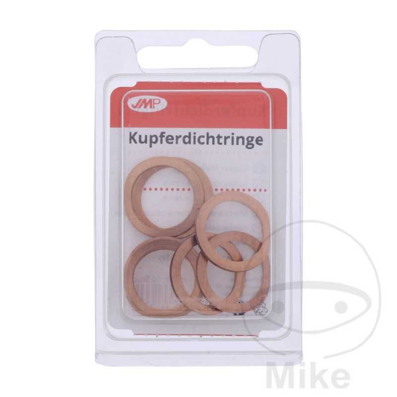 JMP Copper gasket for motorcycle 16 X 22 X 1.5
 (10U) 16 X 22 X 1.5
 (10U) 479.01.10