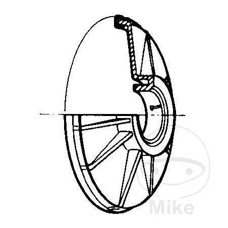 HOFMANN Plato de presión para equilibrador ruedas GEO 677.15.47
