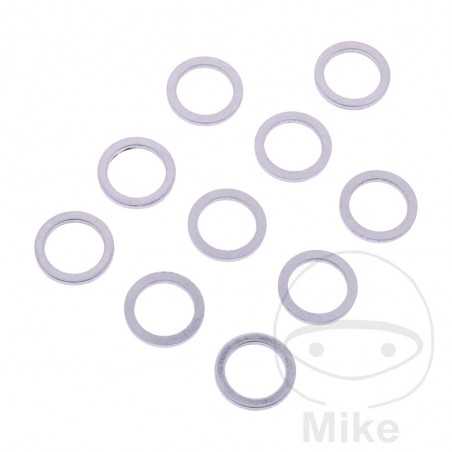 SIN MARCA Aluminum gasket for motorcycle 10 MM (10U) 10 MM (10U) 757.01.54