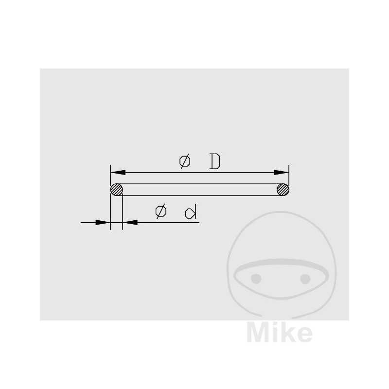 KAYABA Clip para depósito de compensación 50 MM 773.11.54