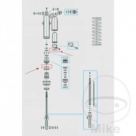 KAYABA Clip for equalization tank 50 MM 773.11.54
