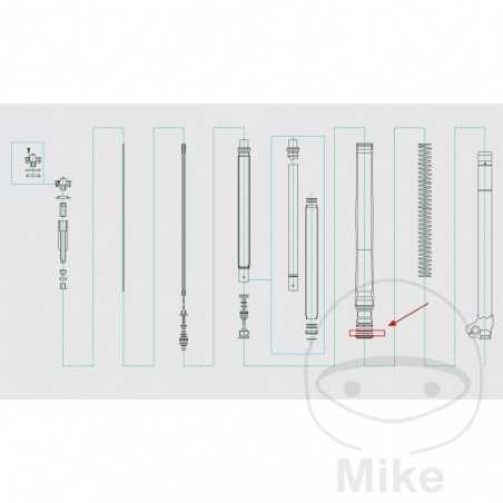 KAYABA fork lock joint 66X1.6 66X1.6 773.06.44