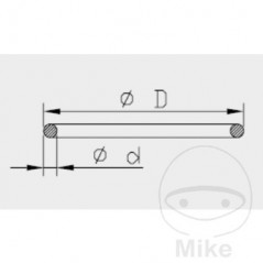 KAYABA blocking joint for motorcycle 1.6X46 1.6X46 773.08.05