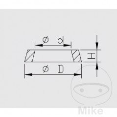 KAYABA shock absorber gasket for motorcycle 773.11.81