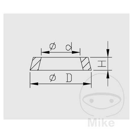 KAYABA shock absorber gasket for motorcycle 773.11.81
